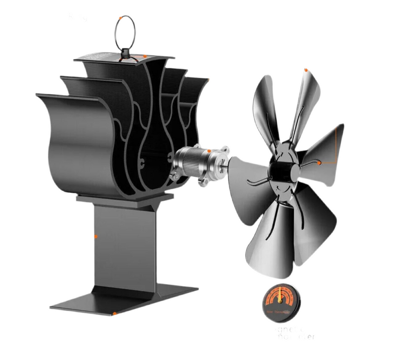 6 Blade Stove Fan Pro