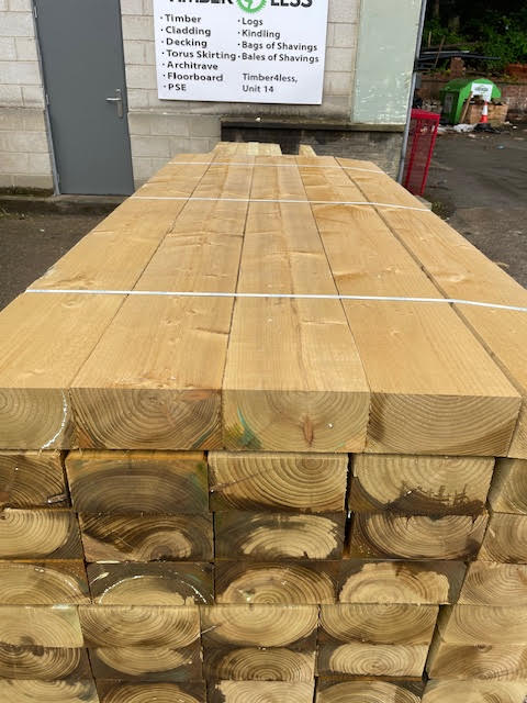 GARDEN RAILWAY SLEEPERS 2.4M - £20 EACH INC VAT