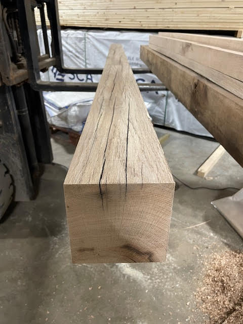 SOLID OAK HARDWOOD TIMBER BEAMS / POSTS / SLEEPERS - VARIOUS SIZES