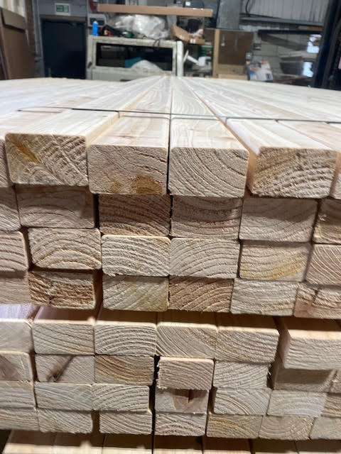 3X2 TIMBER STUDDING GRADED C16 - 4.8M LENGTHS - £9 EACH