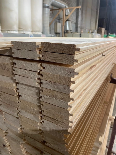 PINE T&G REDWOOD FLOORBOARD 90X20 - £13.50 PER SQUARE METER **LIMITED STOCK**