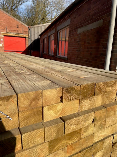 3.6 X 3.6M TREATED DECKING KIT