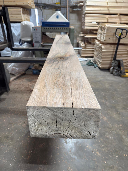HUGE TIMBER HARDWOOD OAK BEAMS / SLEEPERS - 2.6M LENGTHS - £100 EACH