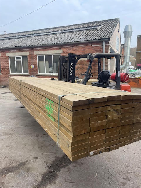 8X2 TIMBER JOIST C24 STRENGTH GRADED & TREATED - 4.8M LENGTH - £20 EACH