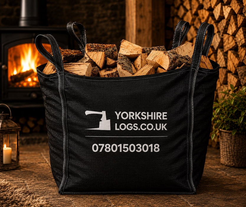 LARGE TONNE BAG OF PIZZA OVEN FIREWOOD LOGS! BIRCH!