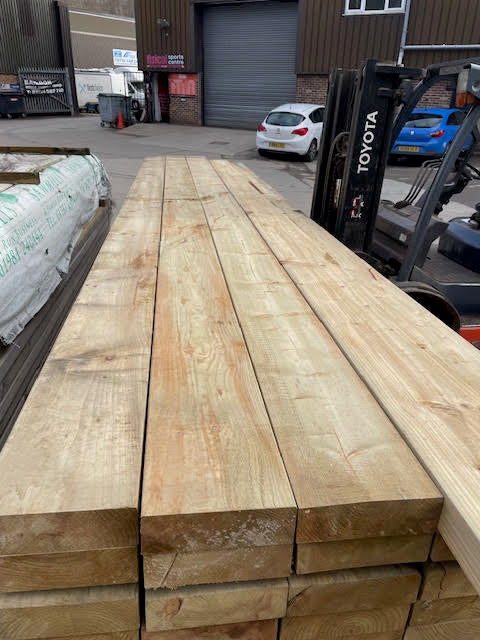 9X3 ROOFING / FLOOR TIMBER JOIST STRENGTH GRADED AND TREATED - 5.4M LENGTH