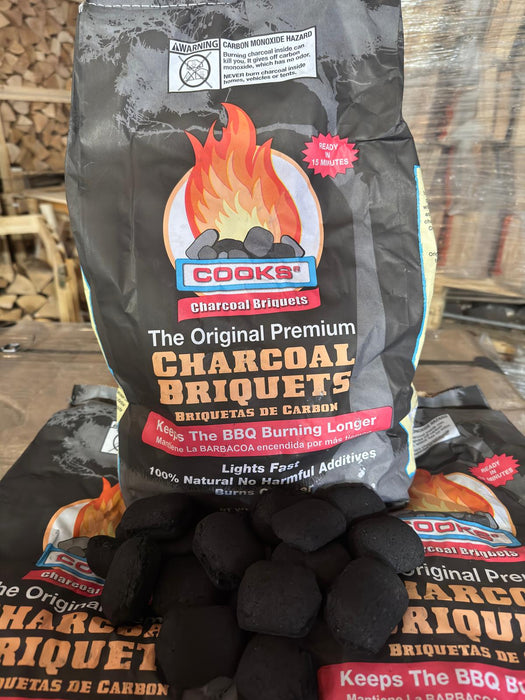 Cooks Charcoal Briquets 3.6kg bag