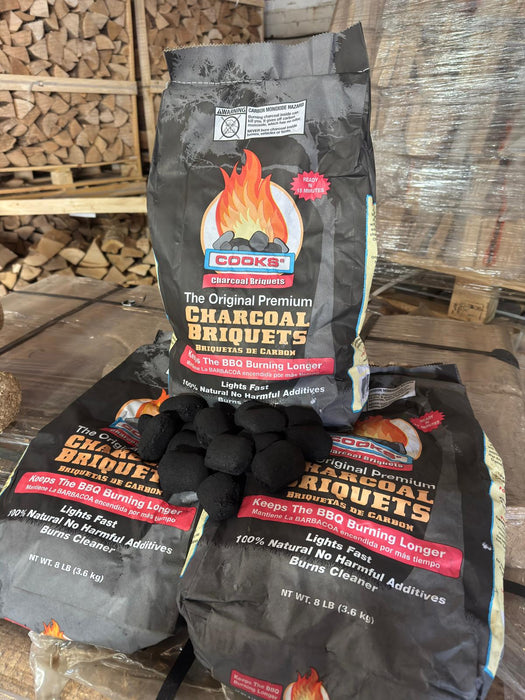 Cooks Charcoal Briquets 3.6kg bag