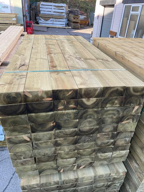 TREATED GARDEN SLEEPERS 2.4M - £21 EACH!