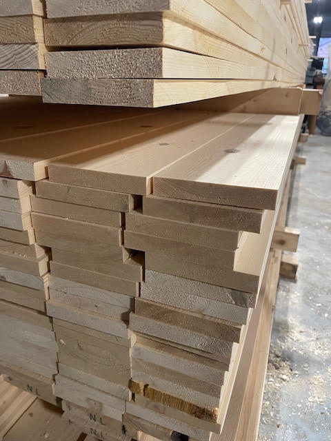 5X1 PLANED TIMBER BOARDS 120X20MM - 3.9M LENGTHS - £6.50 EACH