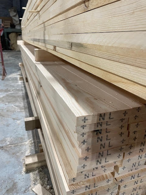 5X1 PLANED TIMBER BOARDS 120X20MM - 3.9M LENGTHS - £6.50 EACH