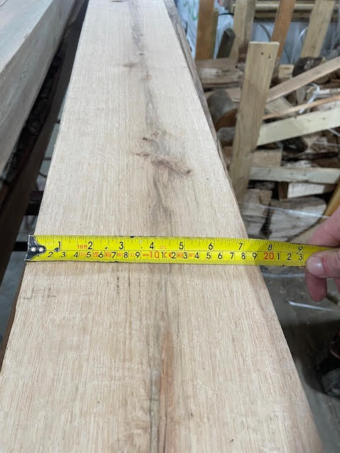 8X2 AIR DRIED SOLID OAK SHELF - 2.4M - £50